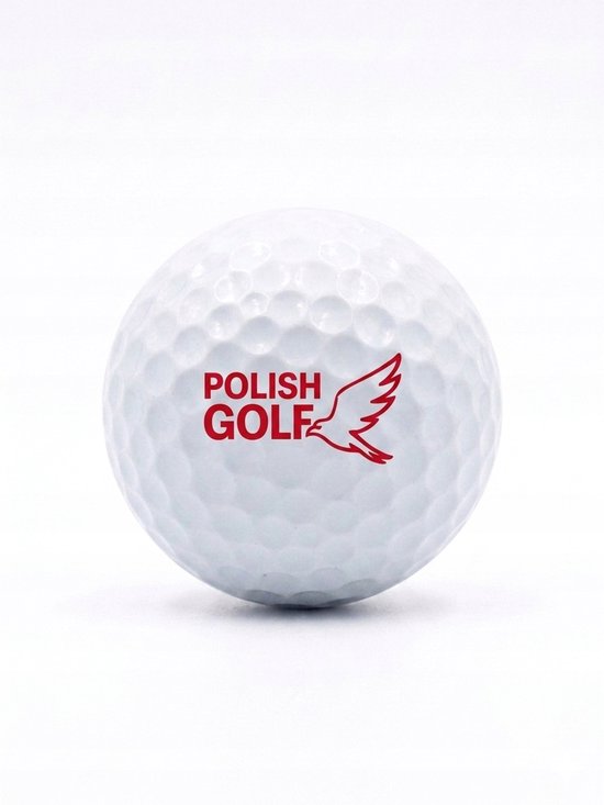 Polish Golf WHITE BIRD III 3-laags golfballen - Wit, 12 stuks — afbeelding 2