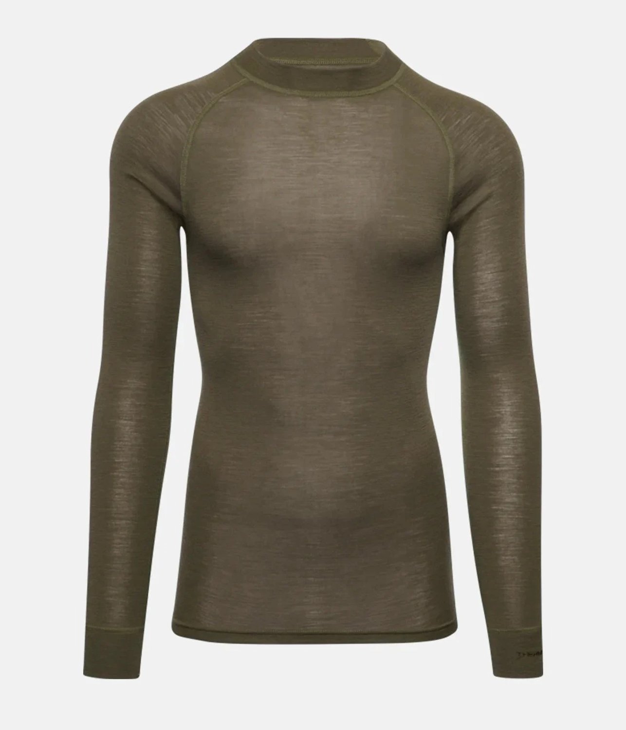 Thermowave Merino Warm thermoshirt lange mouw - Heren - Greenish Brown - maat L