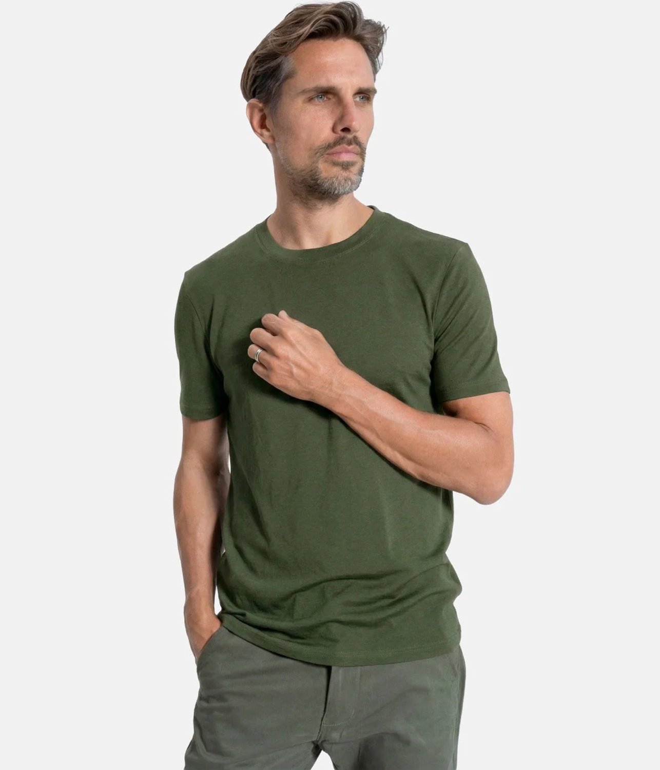 Thermowave Merino Life T-shirt - Heren - Forest Green - maat XL