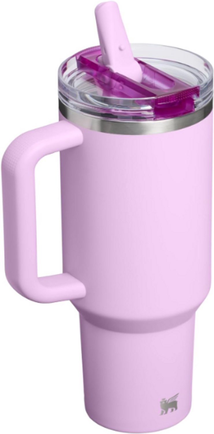 STANLEY Quencher ProTour Flip Straw Tumbler 1.2L (Soft Orchid) – Lekvrije Drinkbeker met Rietje & Handvat – Geïsoleerd RVS – BPA-vrij – foto 3