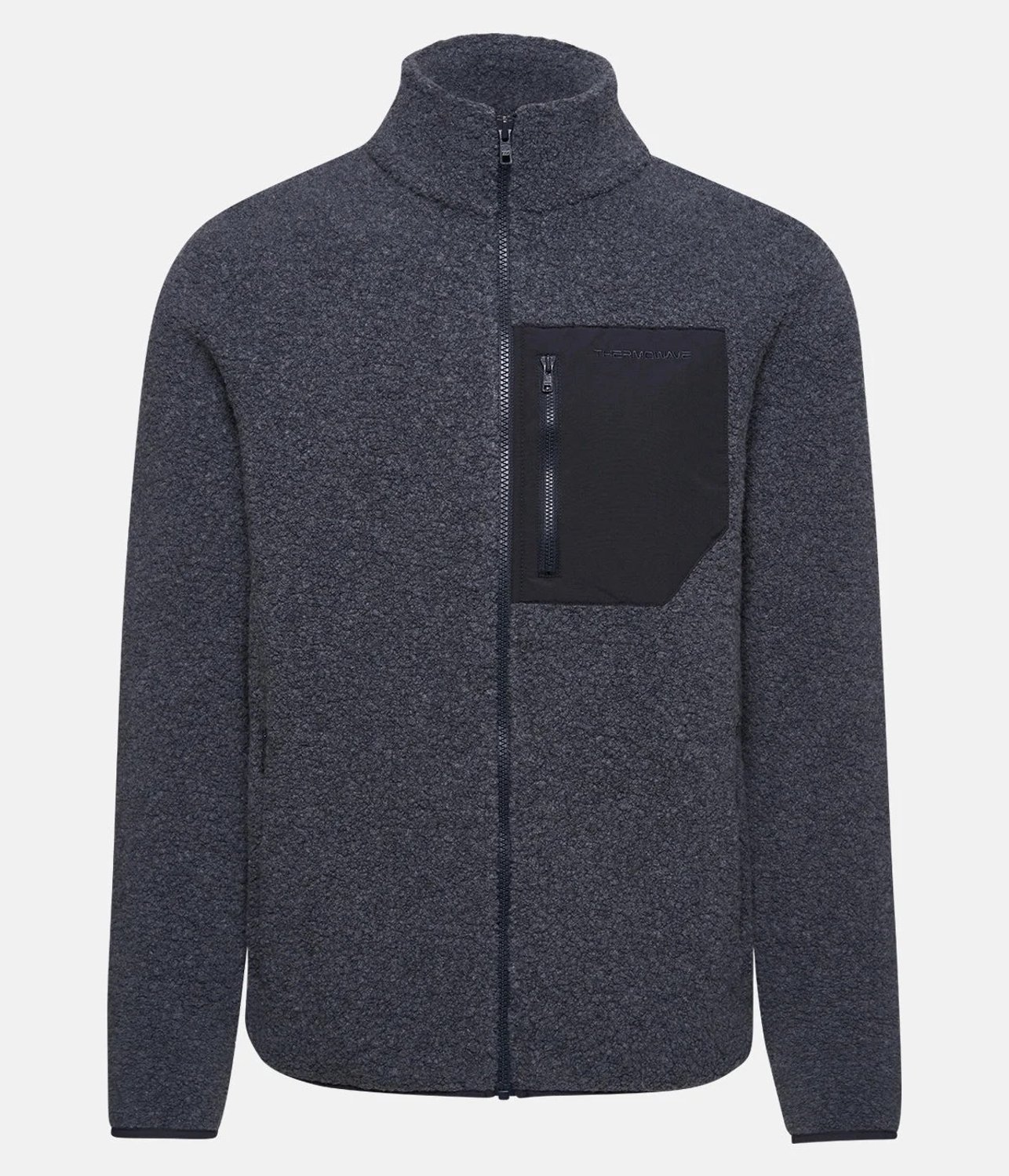 Thermowave ReNew Wool Jacket Heren Melange Grijs