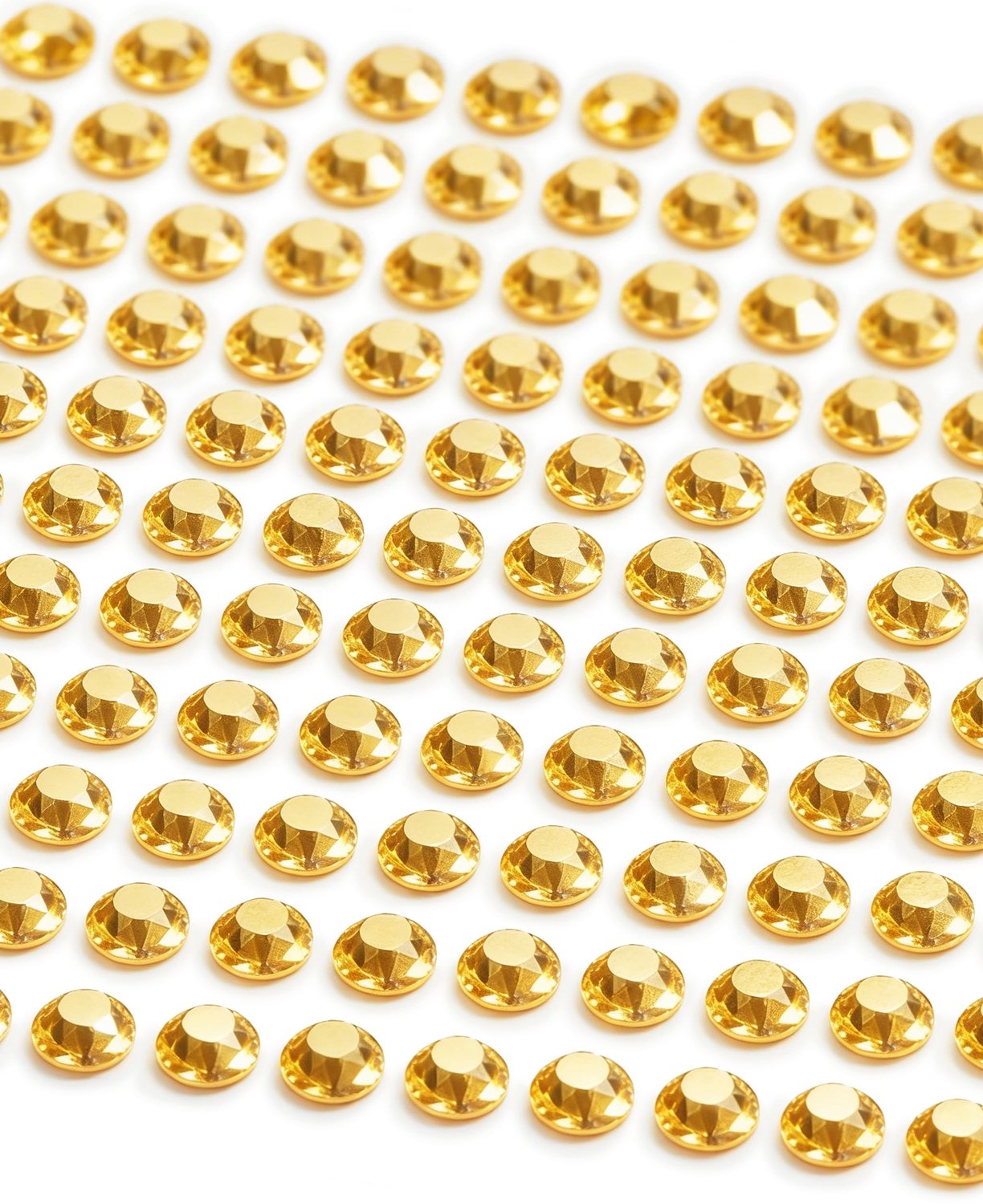 Famanu – 880 stuks 4 mm zelfklevende glittersteentjes voor knutselen, decoratieve lijmset voor kleding en gezicht, nagelsteentjes en rhinestones kit