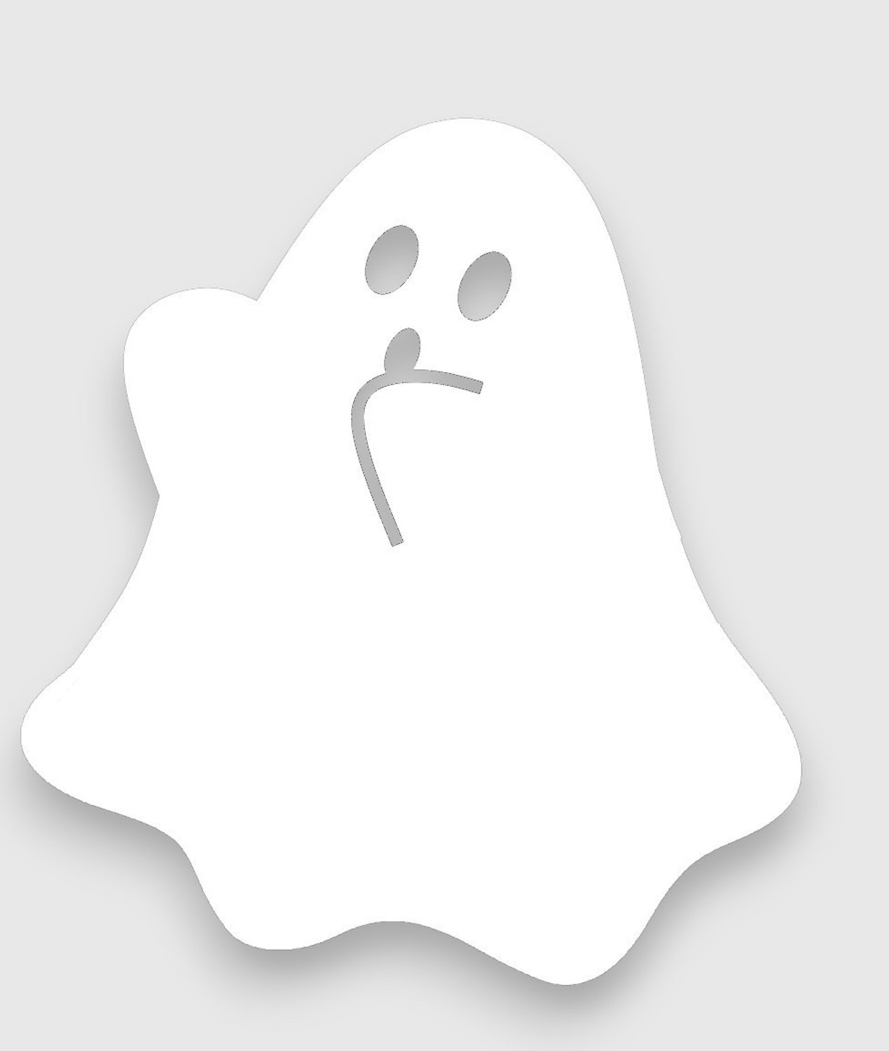 Little1Gifts - Halloween Raamstickers Spookje - Statische Raamfolie - Griezelige Spookje - Herbruikbaar