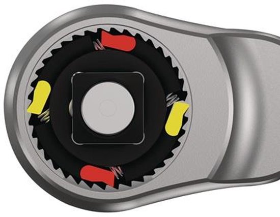 Wera 8100 SA 7 Zyklop Metal-ratelset doorsteekvierkant 1/4" gereedschapsset thumbnail 3