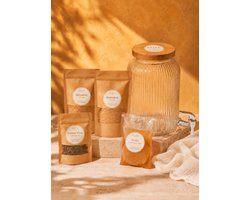 Kombucha Starterspakket - met SCOBY - 3L glazenpot - Kombucha Starter Kit