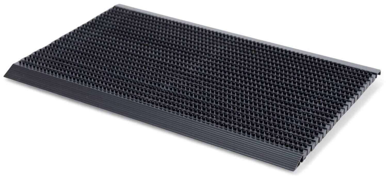 Hamat Outline deurmat buiten - Pure black - 50 x 80 cm Pure Zwart
