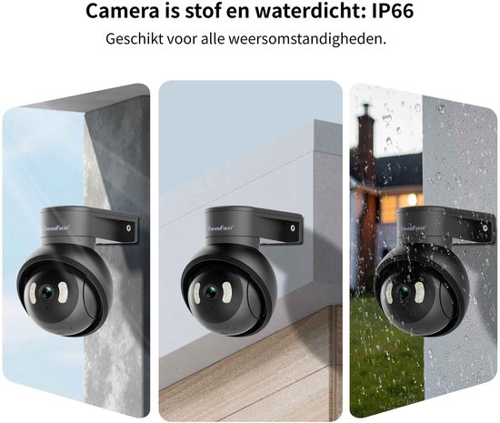 SecuFirst Pro GW218S2 Cameraset, 2x Dome camera met Gateway - IP Camera draai- en kantelbaar voor buiten – 3K resolutie — afbeelding 3
