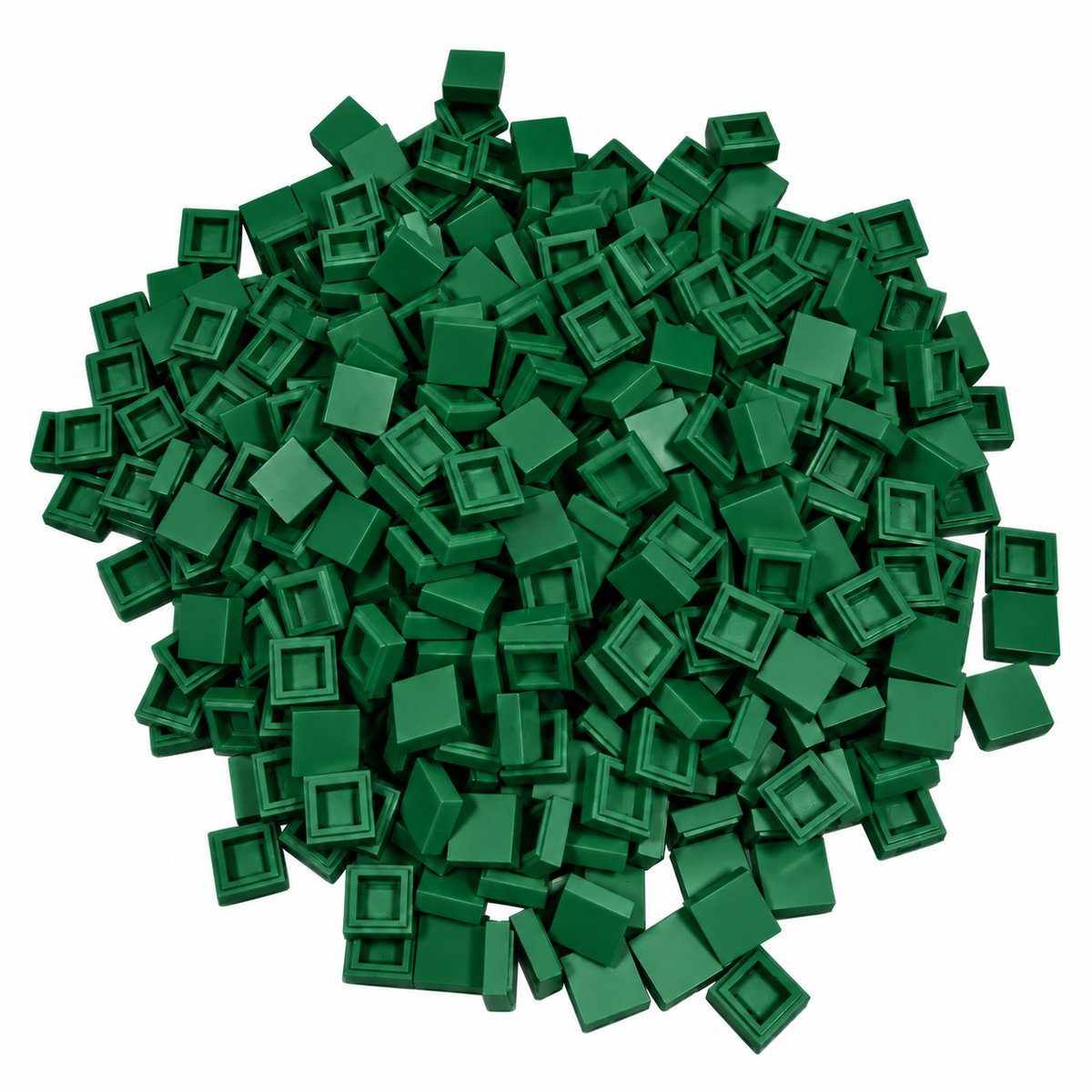 400 Bouwstenen 1x1 tile | Groen | Compatibel met Lego Classic | Keuze uit vele kleuren | SmallBricks