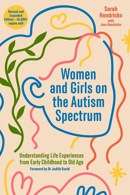 Boekomslag 'Women and Girls on the Autism Spectrum' met de tekst 'Revised and Expanded Edition - 45.000+ copies sold' en namen van de auteurs.