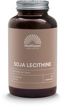 Mattisson - Soja Lecithine 1200mg - Lecithine Sojabonen - Voedingssupplement - 90 Capsules