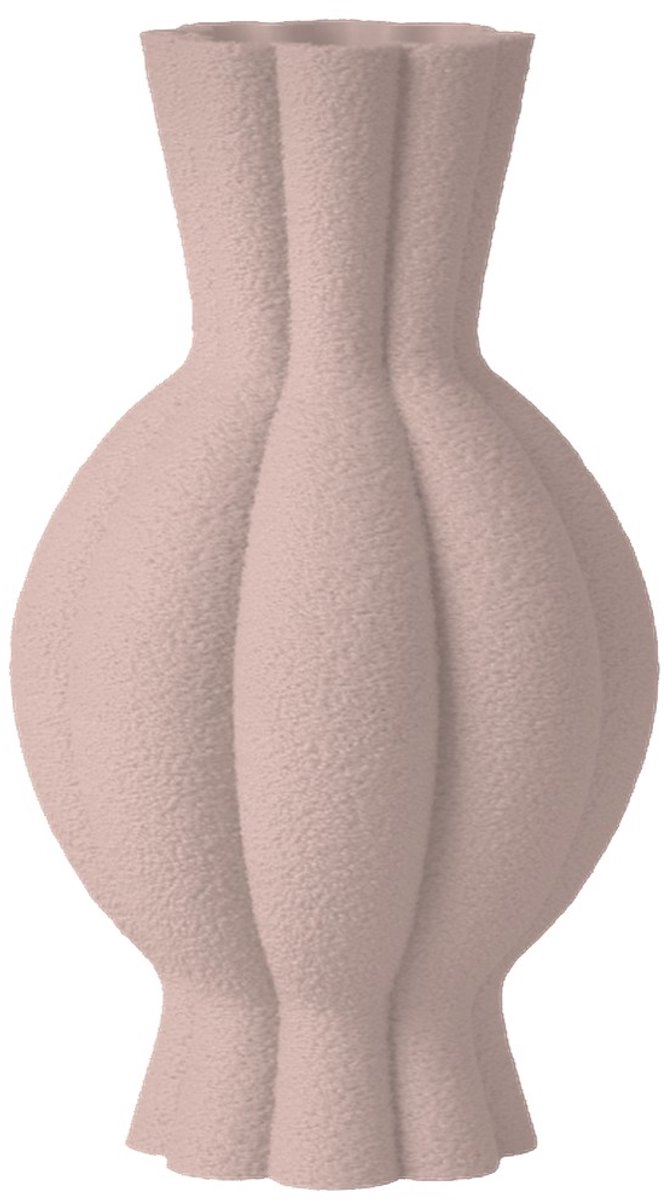 Layvo Galen Vaas - Bloesem - 20 cm - droogbloemen vaas - organische vaas - gerecycled plastic