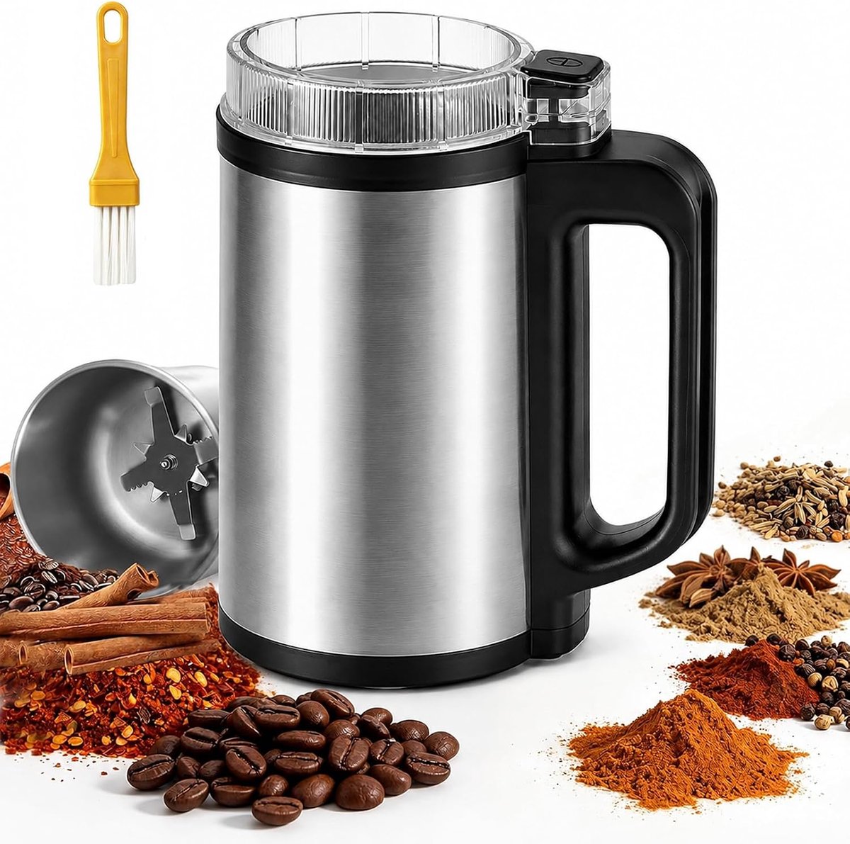 KZQ Elektrische Koffiemolen En Kruidenmolen 500 Ml