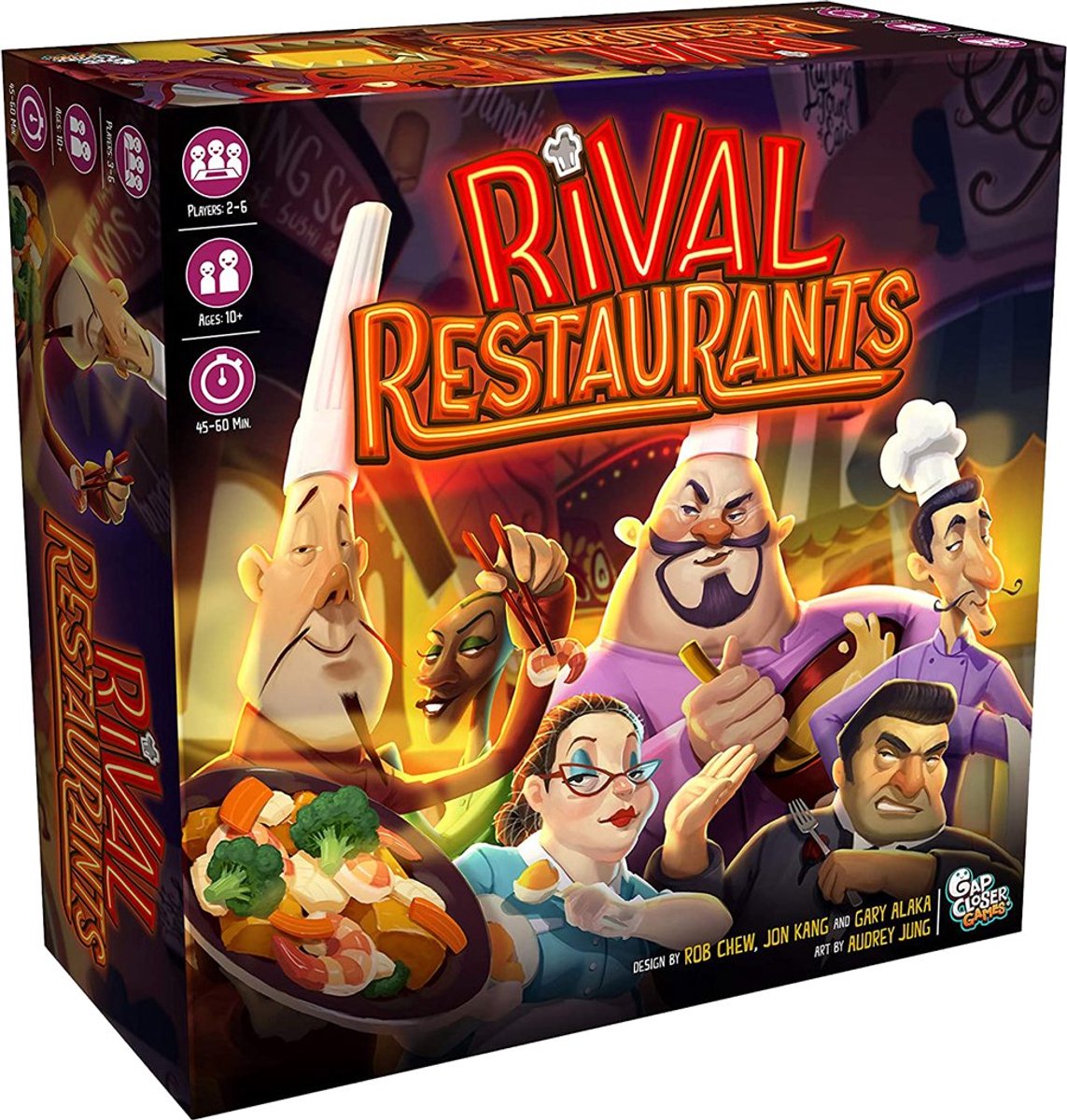Rival Restaurants Bordspel - EN