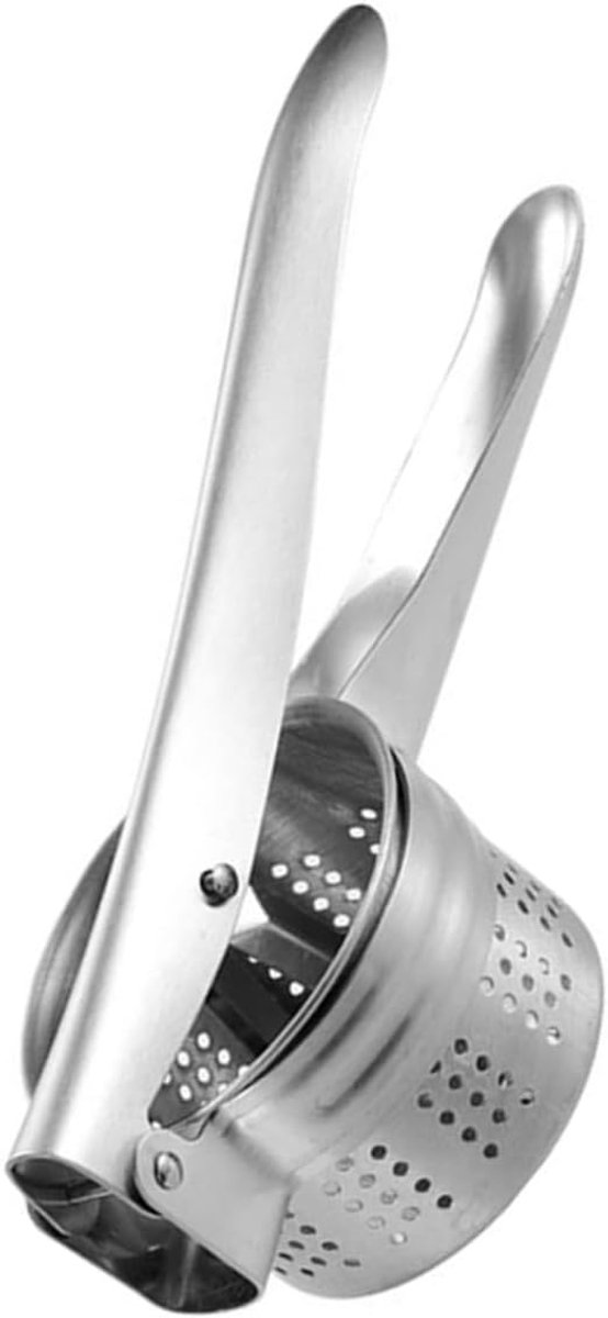 Handmatige sapcentrifuge - Handmatige sapcentrifuge van roestvrij staal - Fruitpers - Ergonomisch ontwerp - Sapcentrifugeframe - 26,5 cm - Zilver