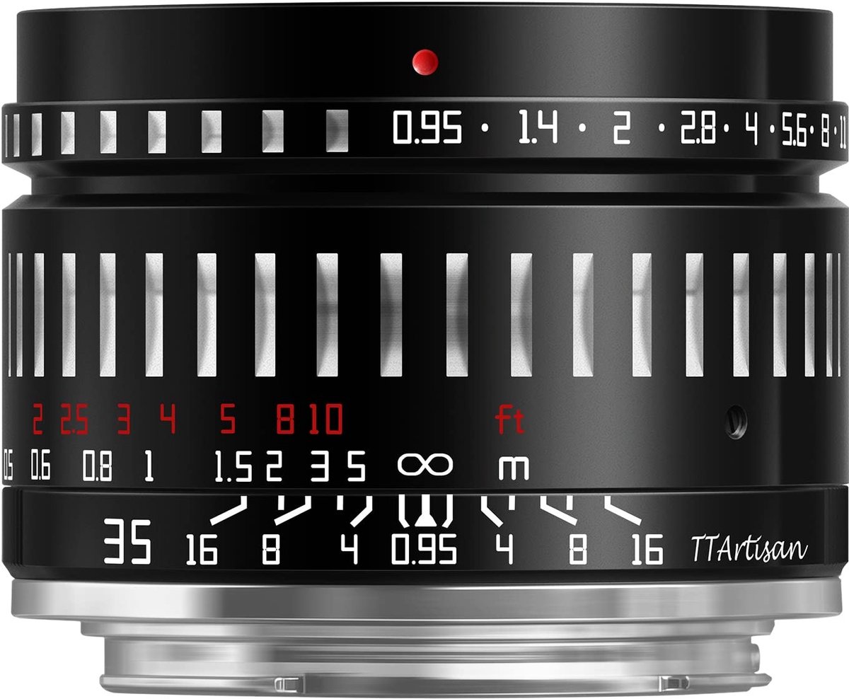 35mm F0.95 Manual Focus Camera Lens voor Fuji X Mount