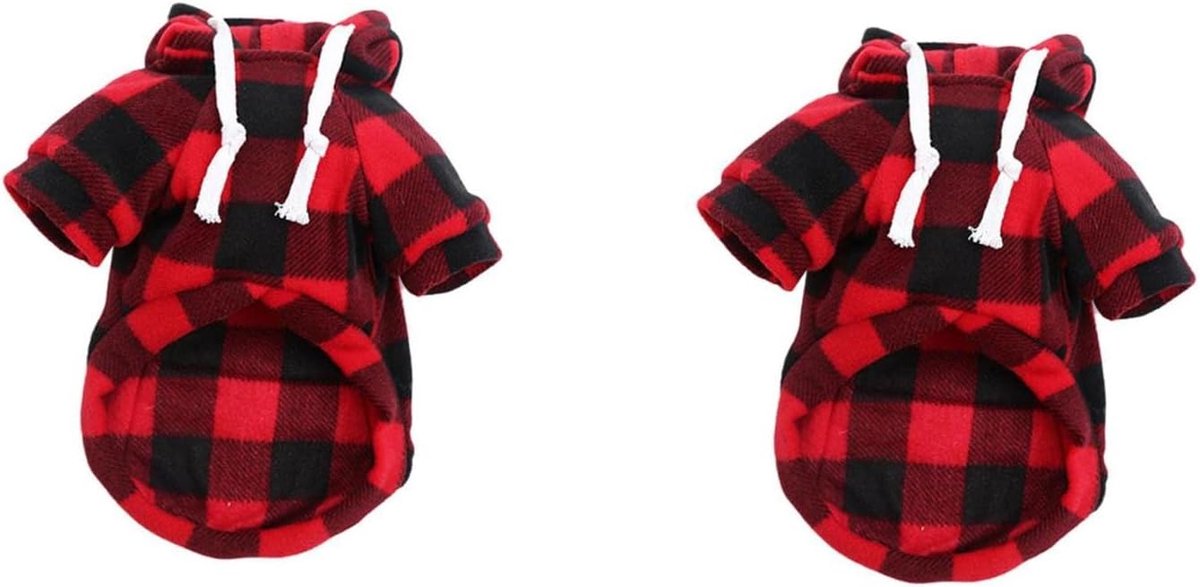 2 Stuks Grappige Kerstkleding Voor Huisdieren Warme Hondenjas Voor Honden Kerstkleding Voor Huisdieren