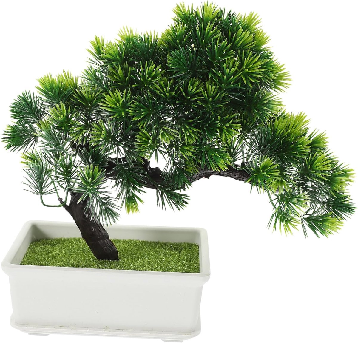 Kunstmatige Bonsai Boom Realistische Nep Dennenboom Voor Thuisdecoratie Perfecte Potted Plant Voor Kantoor Badkamer of Slaapkamer Vivid Design Onderhoudsvriendelijk