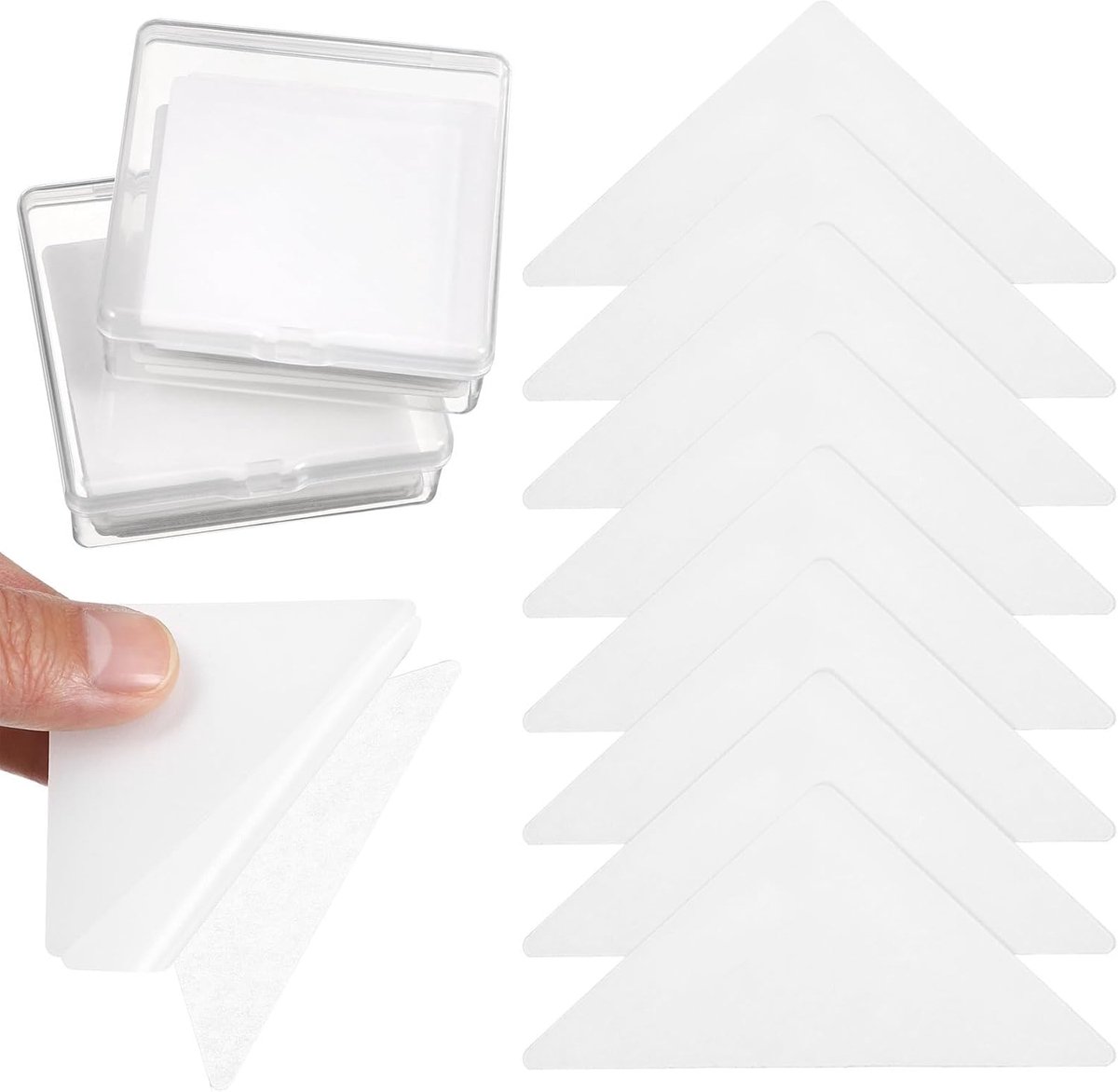 60 Stuks Zelfklevende PVC Kraagverstevigers voor Herenoverhemden Duurzame Plastic Kraagsteunstickers Nette Gladde Overhemdkraag Bij Formele Gelegenheden