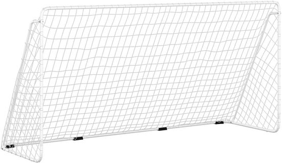 180 x 90 x 120 cm van gepoedercoat staal, weerbestendig tuinpoort met net en haringen voor voetbaltraining in de open lucht — afbeelding 2