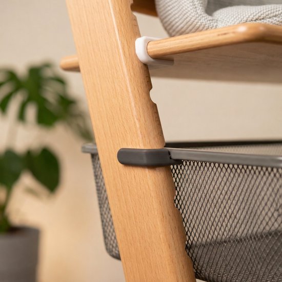 Adapter voor de ikea trofast draadmand compatibel met de tripp trapp kinderstoel - zwart - accesoires voor de tripp trapp kinderstoel — afbeelding 3