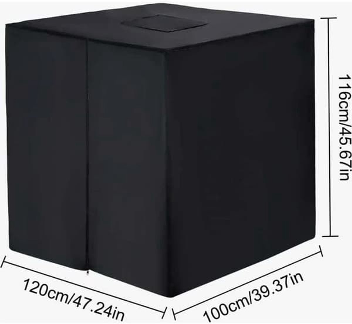 tankhoes, een waterdichte hoes voor watertanks van 1000 liter, geschikt voor IBC-tanks/regenwatertanks met afmetingen 120x100x116 cm.