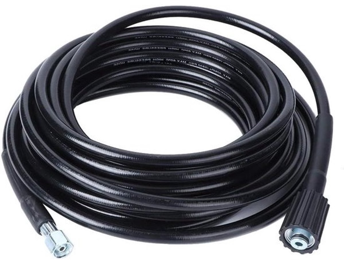 10 meter lange hogedrukreinigingsslang met M14xM22-draad voor hogedrukreinigers - accessoire voor grondige reiniging - geschikt voor diverse modellen