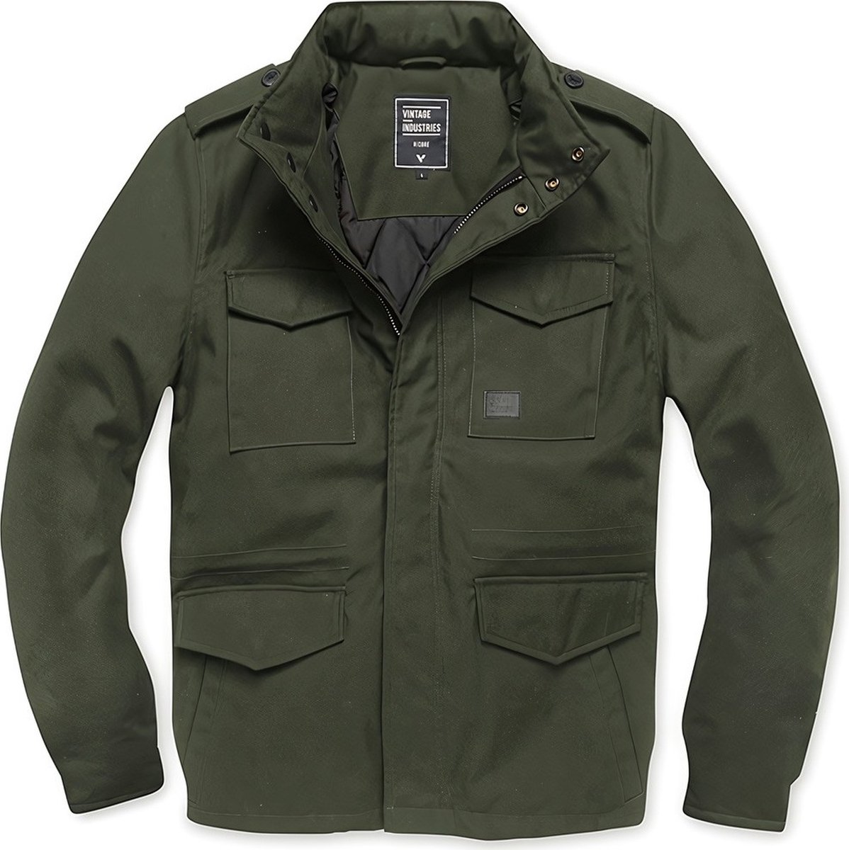Vintage Industries Tussenjas Brent Parka Dark Olijf