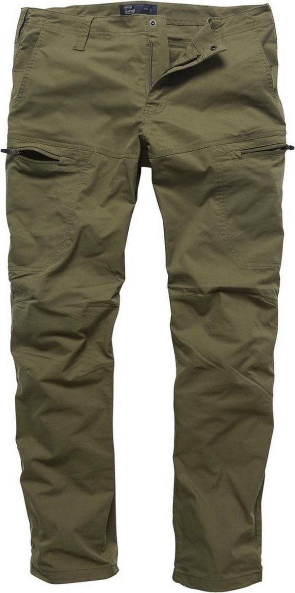 Vintage Industries Outdoorbroek Kenny Technical Pants Olijf
