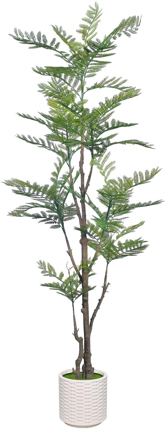 185 cm Kunstmatige Jacaranda Boom met Decoratieve Pot
