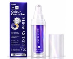 Luxury White V34 Technologie Colour Correcting Serum - Paarse Tandpasta voor Wittere Tanden - Whitening Strips - Tandenbleek Set - 30ml - Logic Whitening - Tanden Bleken - Cresting 3D Formula - Smile