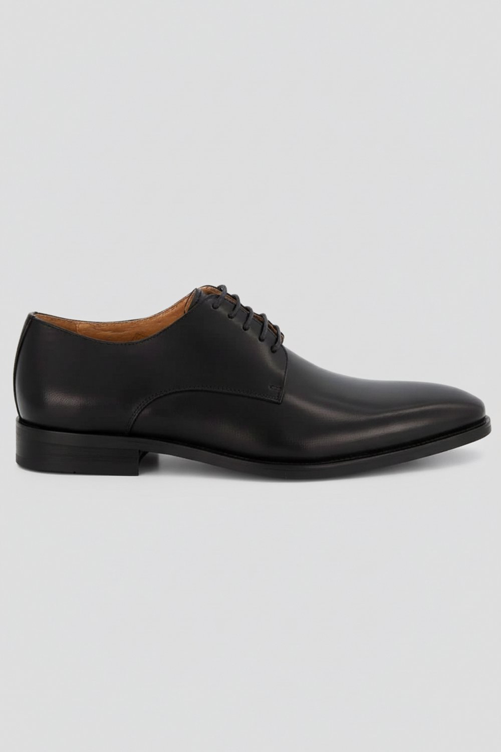 GENTS - Heren schoenen - Veterschoenen - Nette schoenen - Leer - Zwart - Maat 45/45