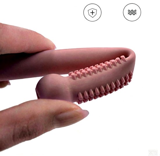 Bijtstokjes - Babybijtstokjes - Holle siliconen bijtbuisjes - Babyspeelgoed - Babybijtringen met zuignapjes - Haarloze tandenborstels - Kraamcadeaus - 16*1,5 cm - 4-pack — afbeelding 3