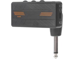 Gitaarversterker Plug - Hoofdtelefoon Amp - Oefenen met muziek - Ingebouwde batterij - 8.3 cm - Zwart