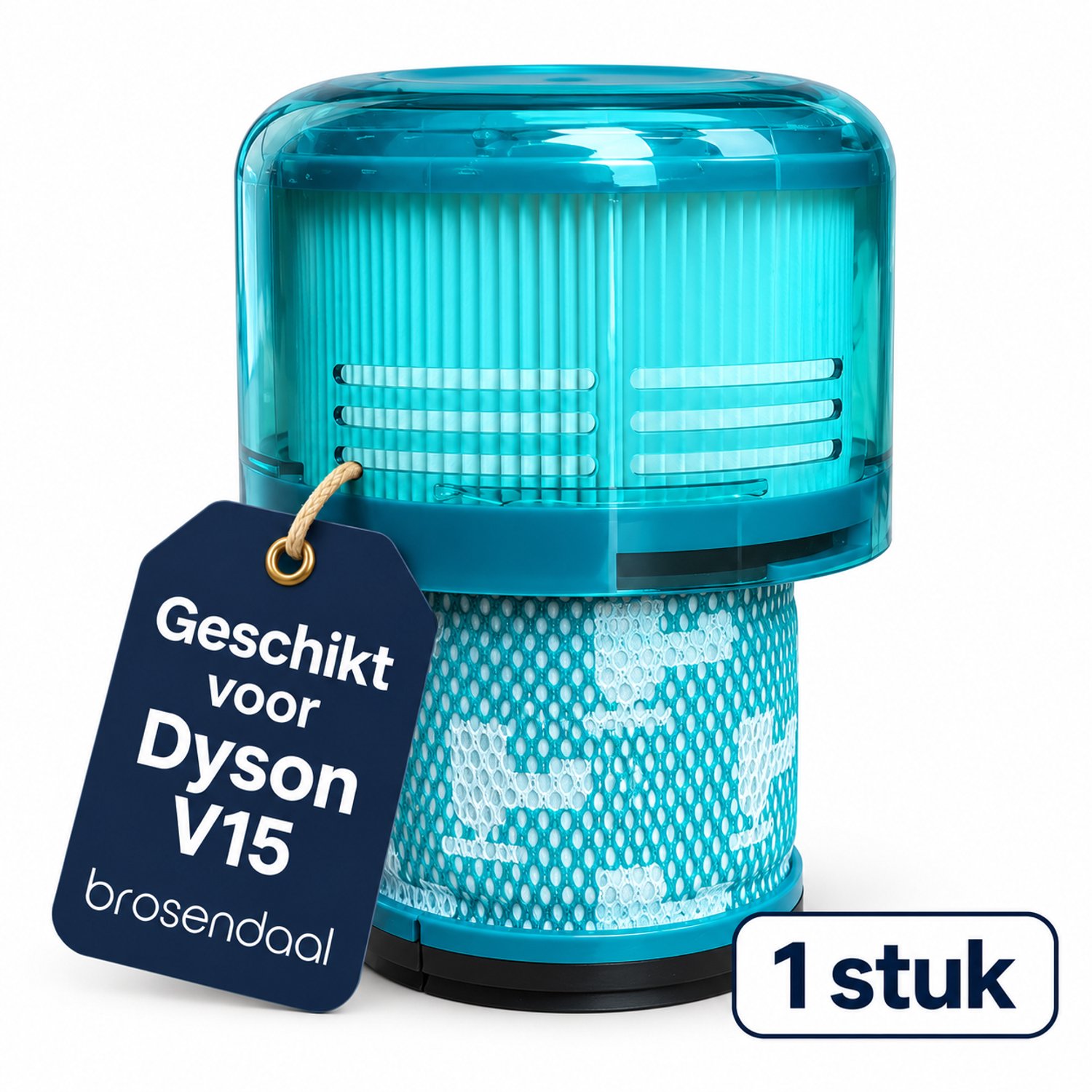 Brosendaal Filter geschikt voor Dyson V15 - Voor V15 Detect Series - SV22 | SV47 - Wasbaar en Herbruikbaar