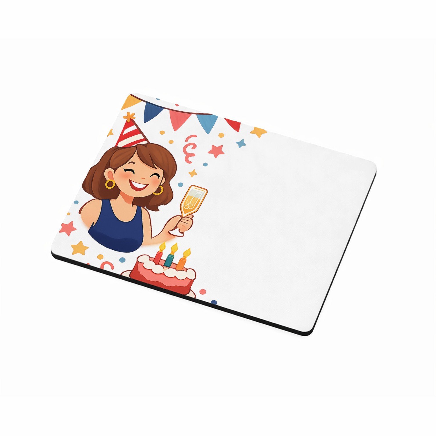 Mr Cadeautjes MDF magnetische fotolijst 9 x 7 - design Humoristische mijlpaalverjaardag met een vrolijk dier als ho | cadeau Wit
