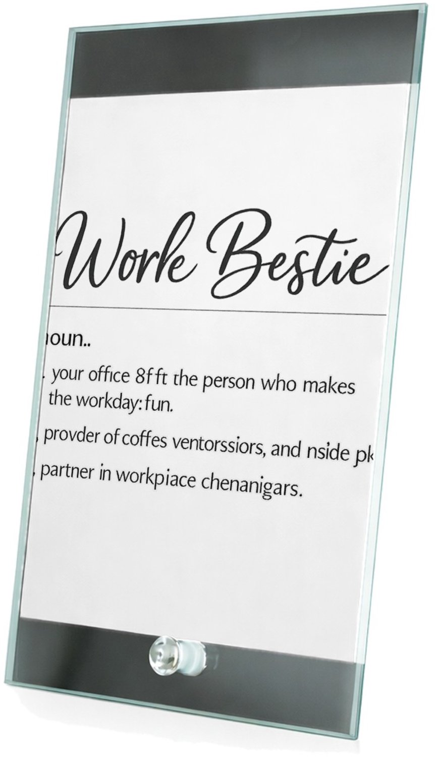 Mr Cadeautjes Glasframe 15 x 23 - design Een vergelijkbare dictionary-opmaak met een warm, grappig co | cadeau Wit