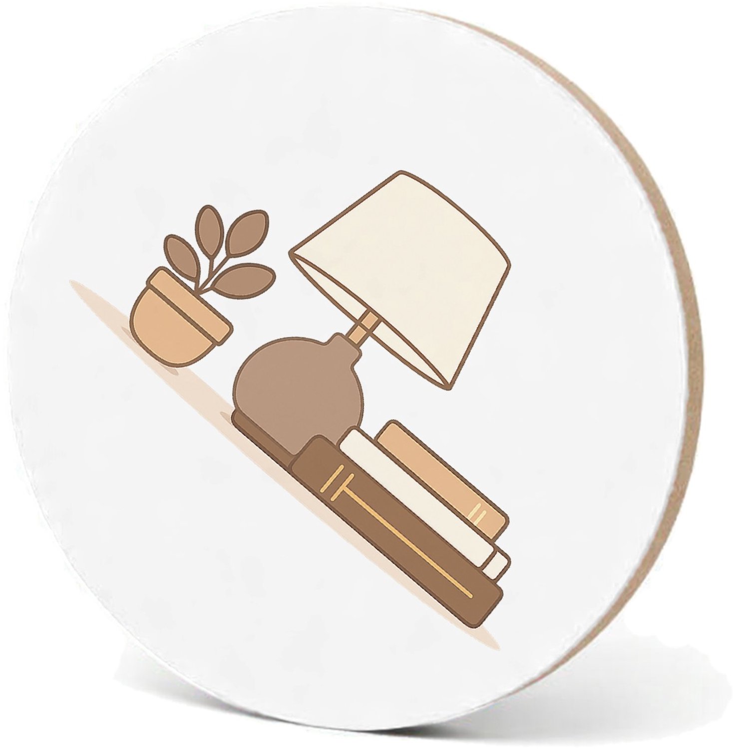 Mr Cadeautjes MDF fotolijst - design Een zachte woonquote op een minimalistisch woonaccessoire me | cadeau Wit