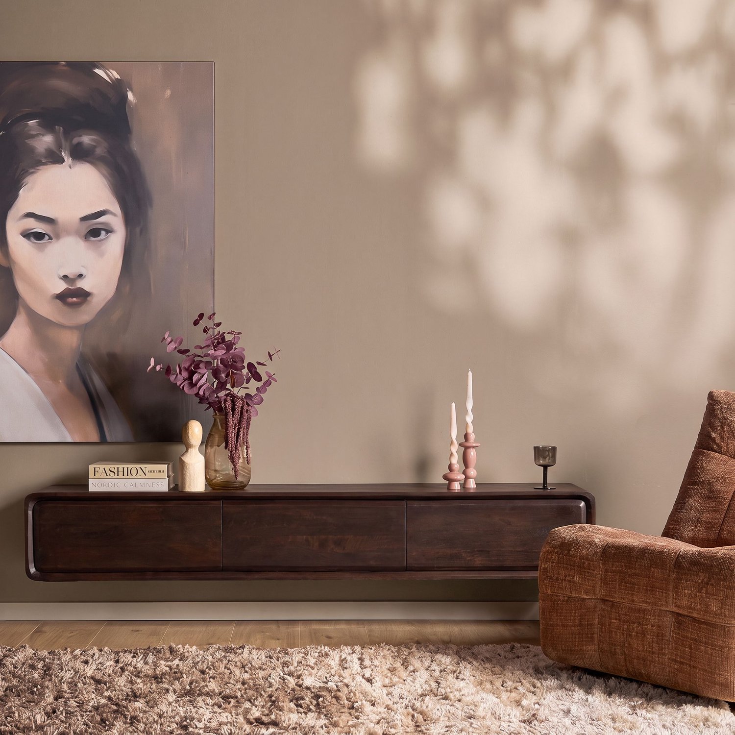 Starfurn Tv-meubel Allure - Bruin - 35x160x30 cm
