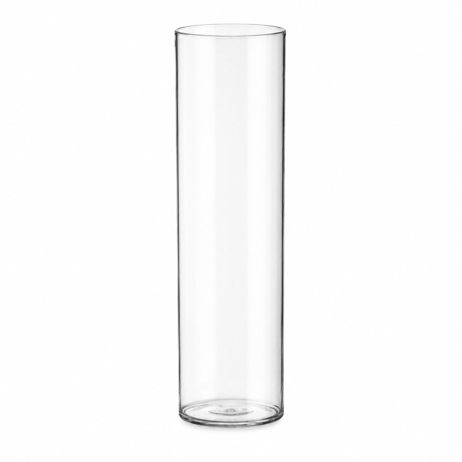 SWGOTA Transparante cilindervaas van kunststof - diameter 12 cm, hoogte 35 ± 0,5 cm - voor bloemschikken en snijbloemen