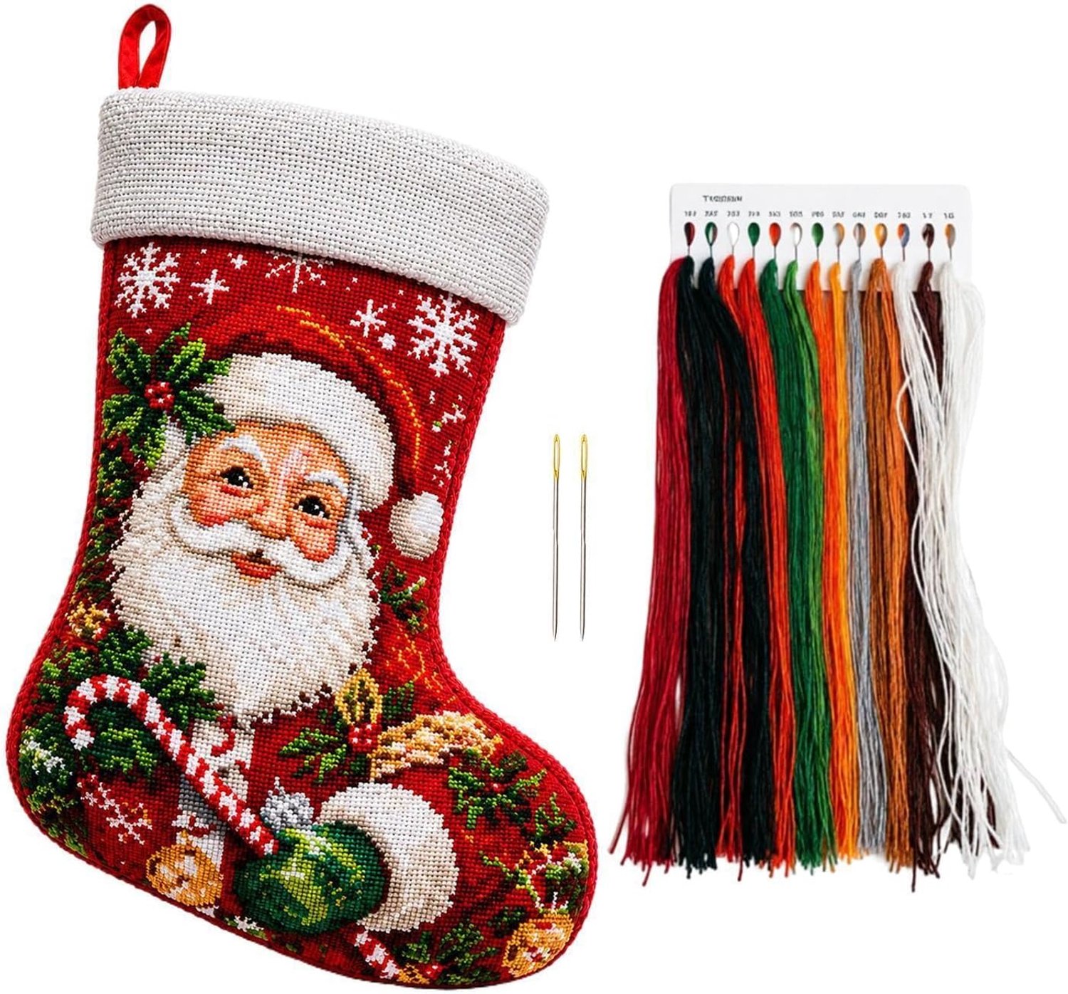 Générique Borduurset voor beginners, handwerk, kerstkousen