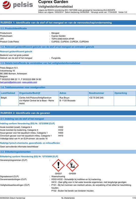 Cuprex Garden - Anti-schimmelpap - 400g van Merkloos	 — afbeelding 2