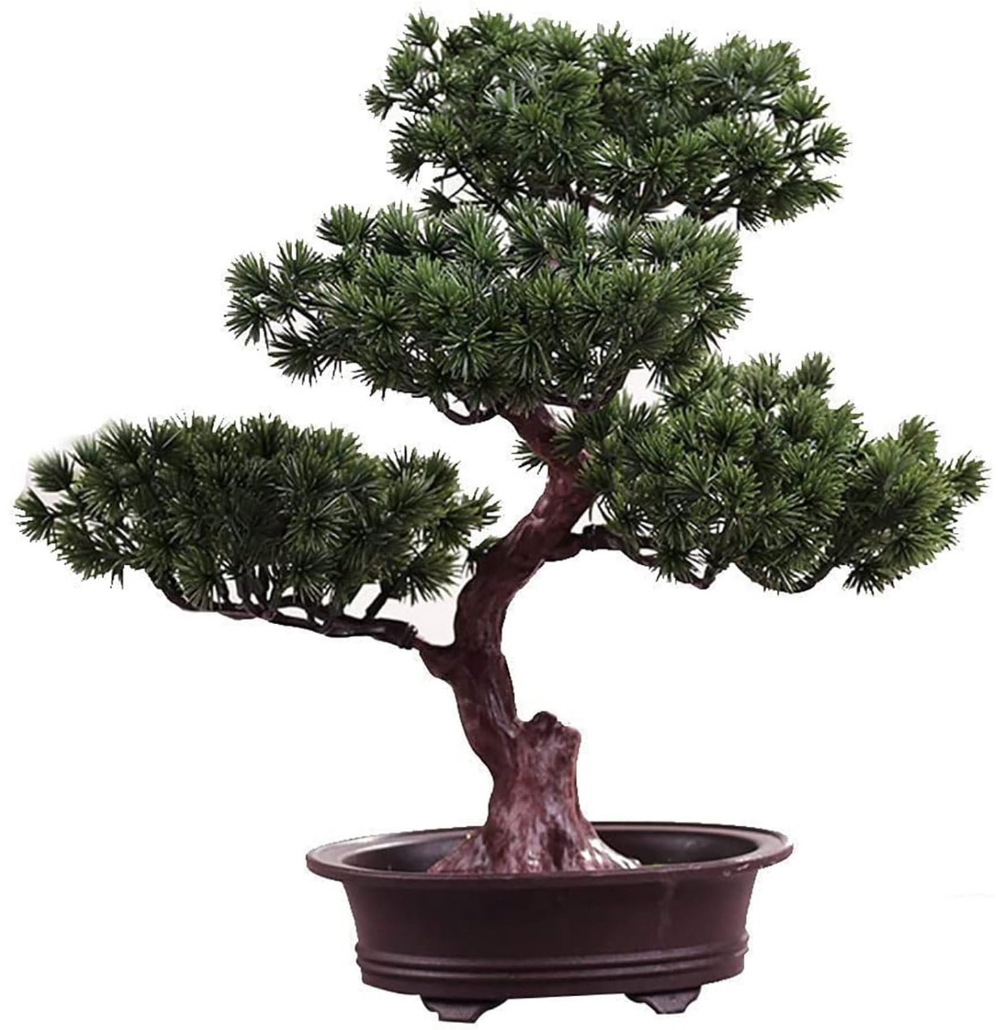 Kunstbonsai - Dennenboom - 11,8 x 11,4 inch - Groen
