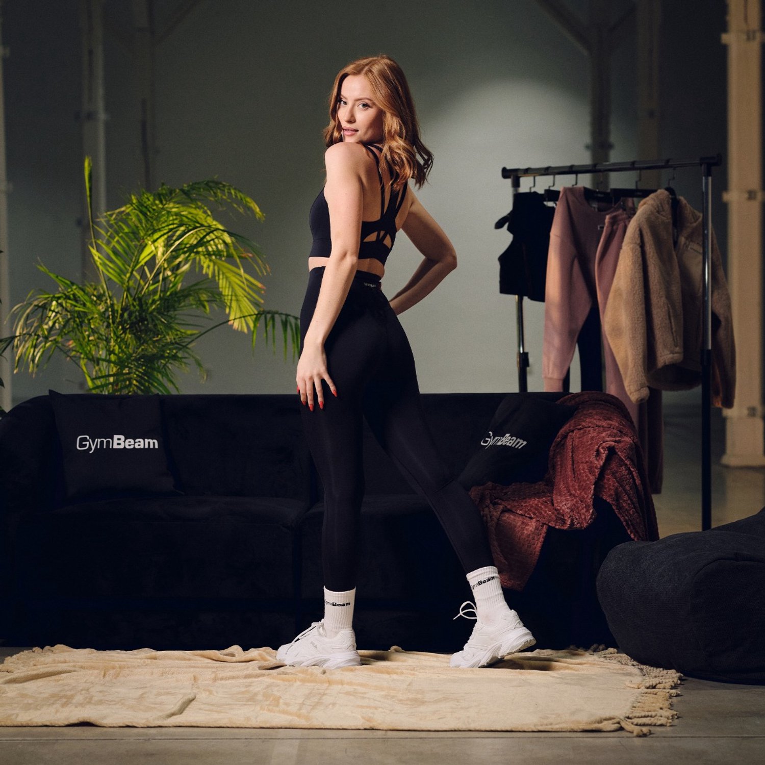 GymBeam Dameslegging Aura Zwart M