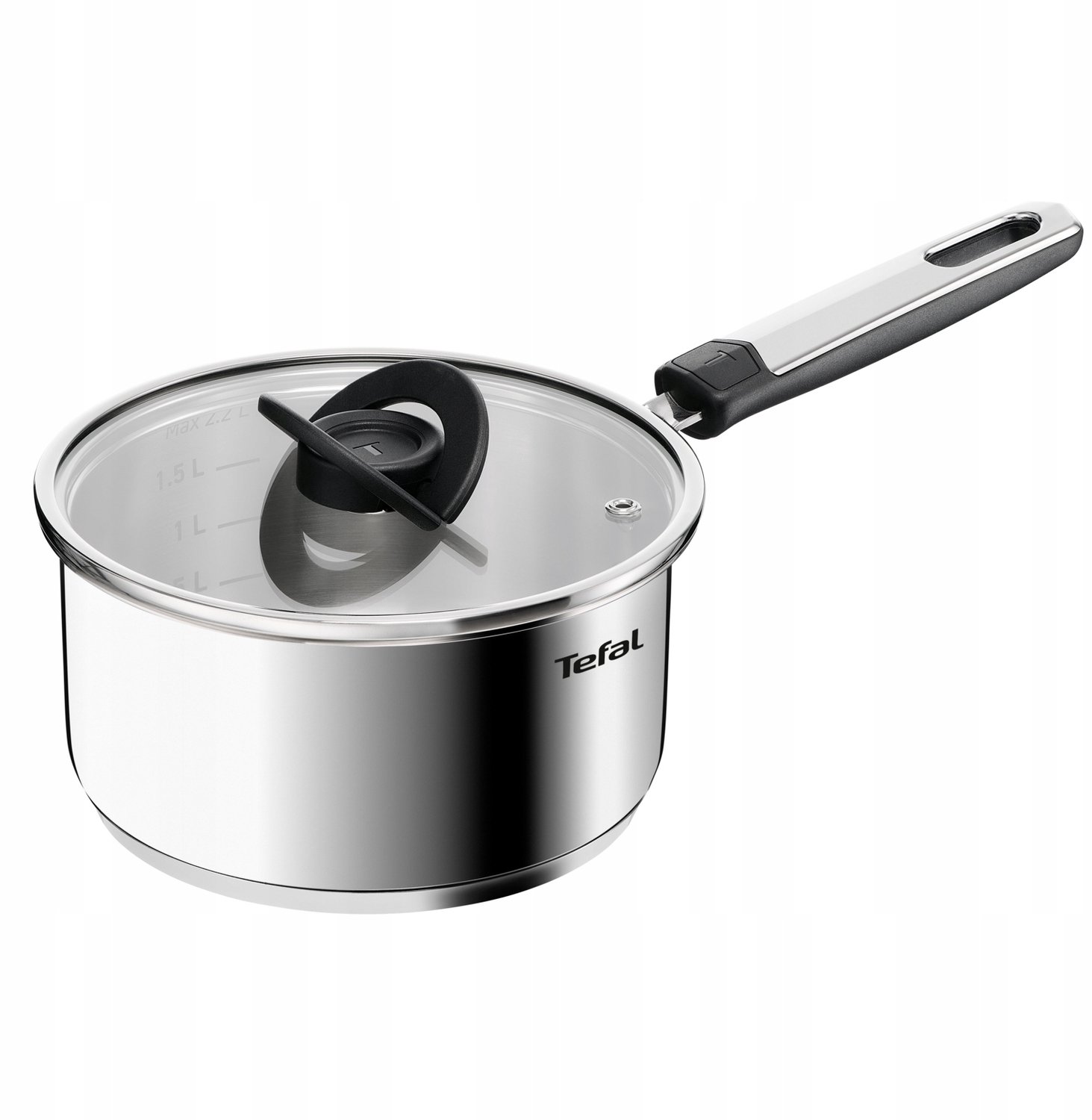 Tefal Emotion+ steel steel pan with lid, 18 cm, 2.3 L, induction