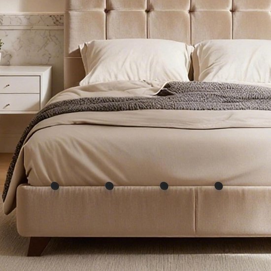 50 Stuks Bedrok-schoenplaatjes Bed Vaste Clip Clips Voor De Hoes Van De Bankdeken Decoratieve Spijkers Dekbedclips Voor Dekbed Bedrok Voor Slaapzaalbed Lakenhouders Black — afbeelding 4