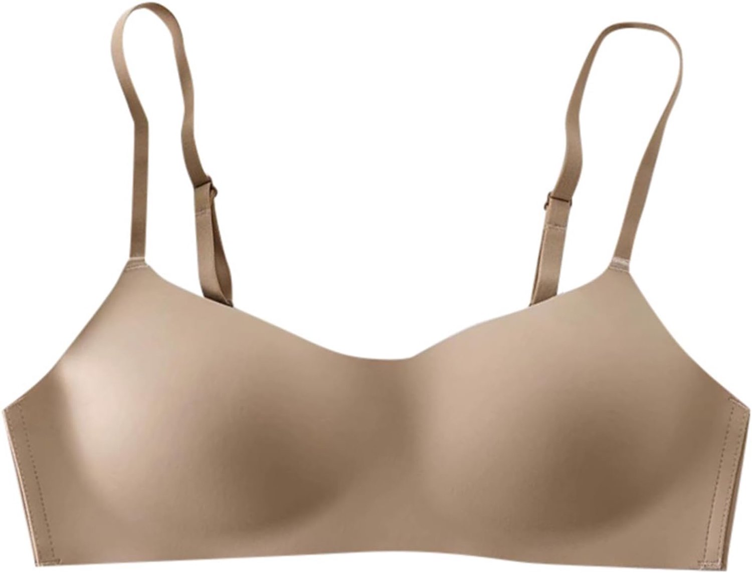 Générique Lichte draadloze beha voor dames, zachte naadloze beha met uitneembare pads, push-up design voor de borst, comfortabel en ademend.