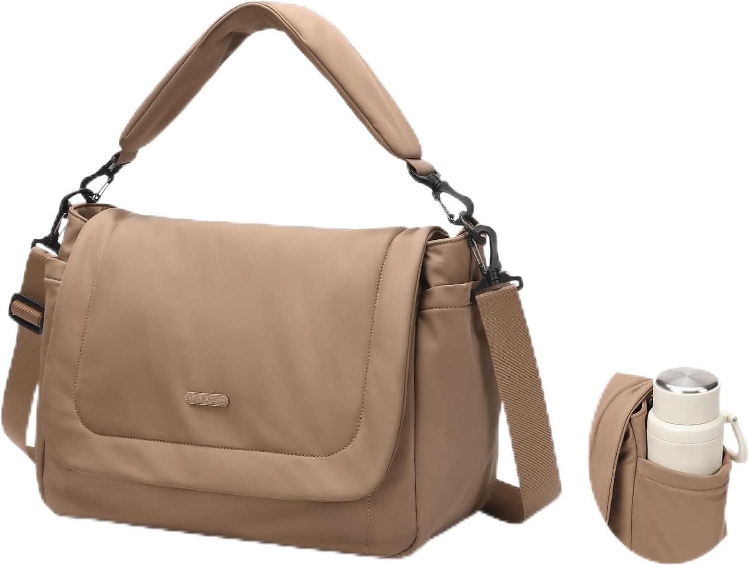 Grote Capaciteit Luiertas voor Reizen, Multifunctionele Crossbody Tas voor Moeders en Babybenodigdheden