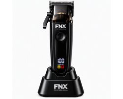 FNX Professional Series - Tondeuse Mannen - Voor Haar & Baard - RVS CoolBlade Messen - 12000 RPM Motor