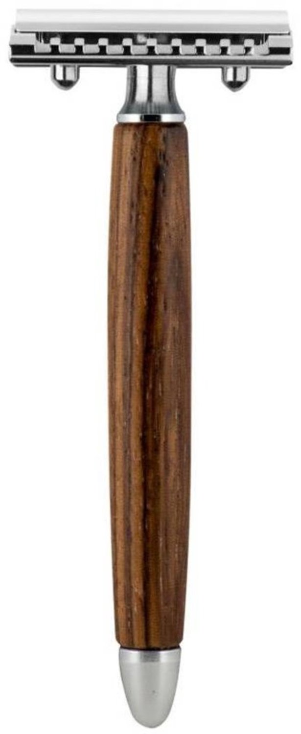 Fatip - Scheermes - Safety Razor Gesloten kam - Zebrano