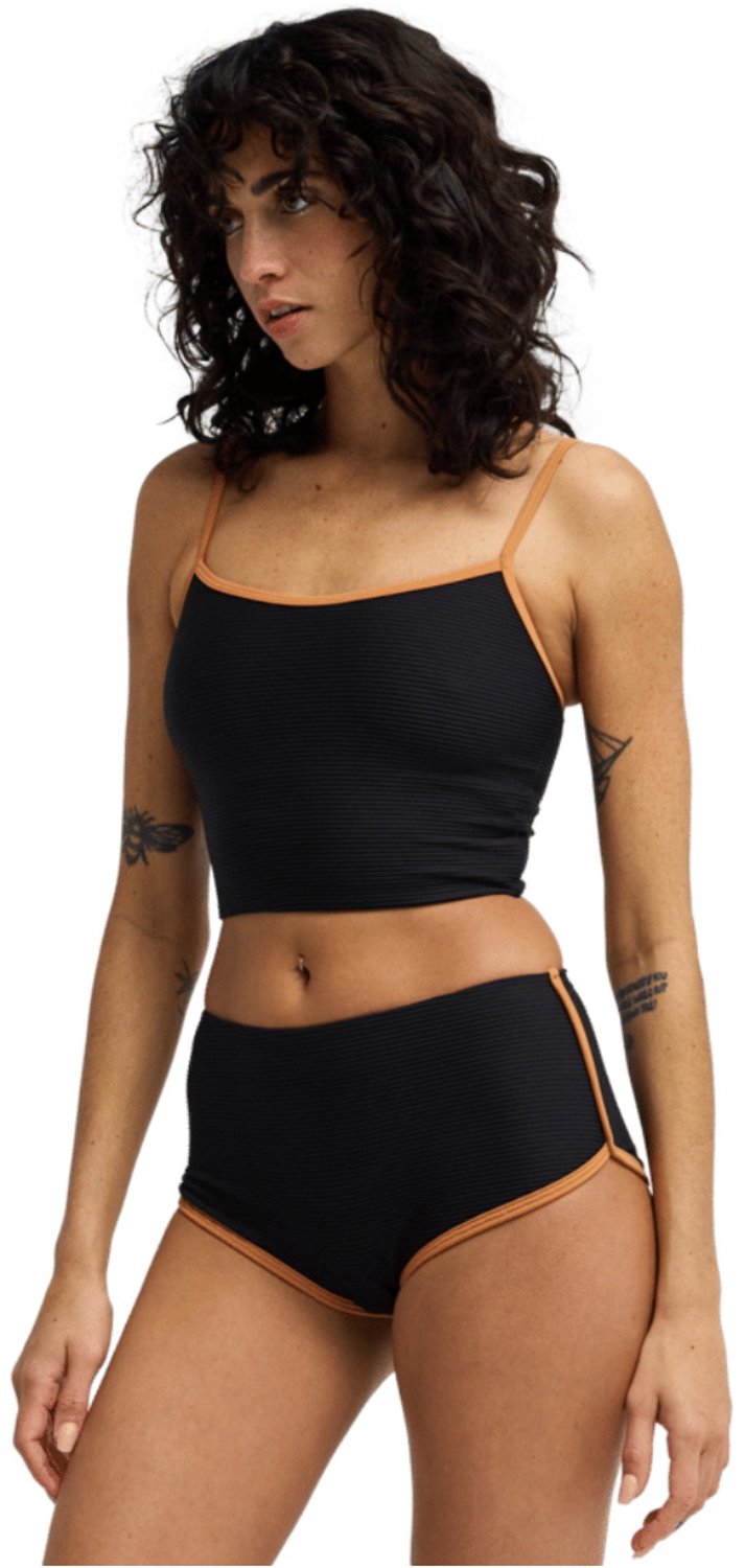 2026 Billabong Dames Tanlines Surfshort-bikinibroekje Blac Zwart